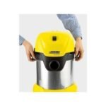 ⁦Karcher Aspirateur eau et poussière. Fonction soufflerie - Cuve inox - 1000W -WD3⁩ - الصورة ⁦3⁩