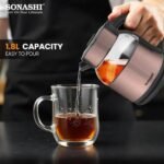 ⁦Bouilloire sans fil 1,8 L / 1500 W – Sonashi SKT-1812⁩ - الصورة ⁦4⁩