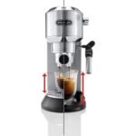 ⁦Machine Expresso DeLonghi Dedica Style EC685.M – Inox Argent⁩ - الصورة ⁦4⁩