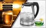⁦Bouilloire en Verre - Bomann - 1,7 Litre - WKS 6032 G CB⁩ - الصورة ⁦2⁩