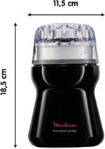 ⁦Moulin À Café Moulinex -Ar110830 .180W- Noir⁩ - الصورة ⁦4⁩