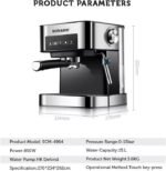 ⁦Sonashi Machine A Café Expresse Sonashi SCM-4964⁩ - الصورة ⁦4⁩