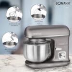 ⁦Partagez ce produit    Bomann Robot Pétrin - Km 6010 Cb 5L 1100W Gris⁩ - الصورة ⁦7⁩