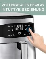 ⁦Friteuse sans huile Heinrich Bauer 8 L - 8programmes - Écran tactile LED 1800 W - Allemagne⁩ - الصورة ⁦8⁩