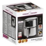 ⁦Proficook Friteuse à air chaud 5,5L avec écran tactile -7 programmes- PC-FR 1239 H⁩ - الصورة ⁦10⁩
