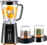 Blender Kenwood 500 W 1,5 L , hachoir et fonction glace pilée -Blp15.360BK