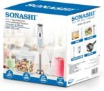 ⁦Sonashi Bras Mixeur Multi Fonction 4 En 1- SHB-187JCW - Blanc⁩ - الصورة ⁦9⁩