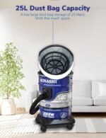 ⁦Sonashi Aspirateur 25 L .puissante et silencieuse .SVC-9125D-2400 W⁩ - الصورة ⁦4⁩