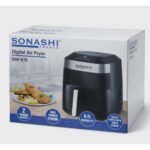⁦AirFryer  Numérique Sonashi SAF-670 – Capacité 6,7 Litres – 1700W Sans Huile⁩ - الصورة ⁦3⁩