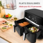 ⁦Dual Easy Fry & Grill XXL EZ9428F0 Air Fryer - 7 programmes - 6,5L + 4,5L⁩ - الصورة ⁦5⁩