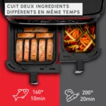⁦Dual Easy Fry & Grill XXL EZ9428F0 Air Fryer - 7 programmes - 6,5L + 4,5L⁩ - الصورة ⁦6⁩