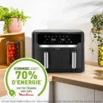 ⁦Dual Easy Fry & Grill XXL EZ9428F0 Air Fryer - 7 programmes - 6,5L + 4,5L⁩ - الصورة ⁦3⁩
