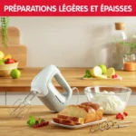 ⁦Moulinex Batteur Prep'Mix  - 450 W -HM450B10⁩ - الصورة ⁦4⁩