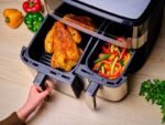 ⁦Moulinex Friteuse a air - airfryer - Friteuse sans huile- 8.3L- 2 tiroirs -EZ905D20⁩ - الصورة ⁦2⁩