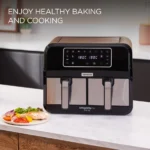 Friteuse.air fryer  Double Zone 1700W kHealthy Fry Twin Kenwood . HFM75.000MB