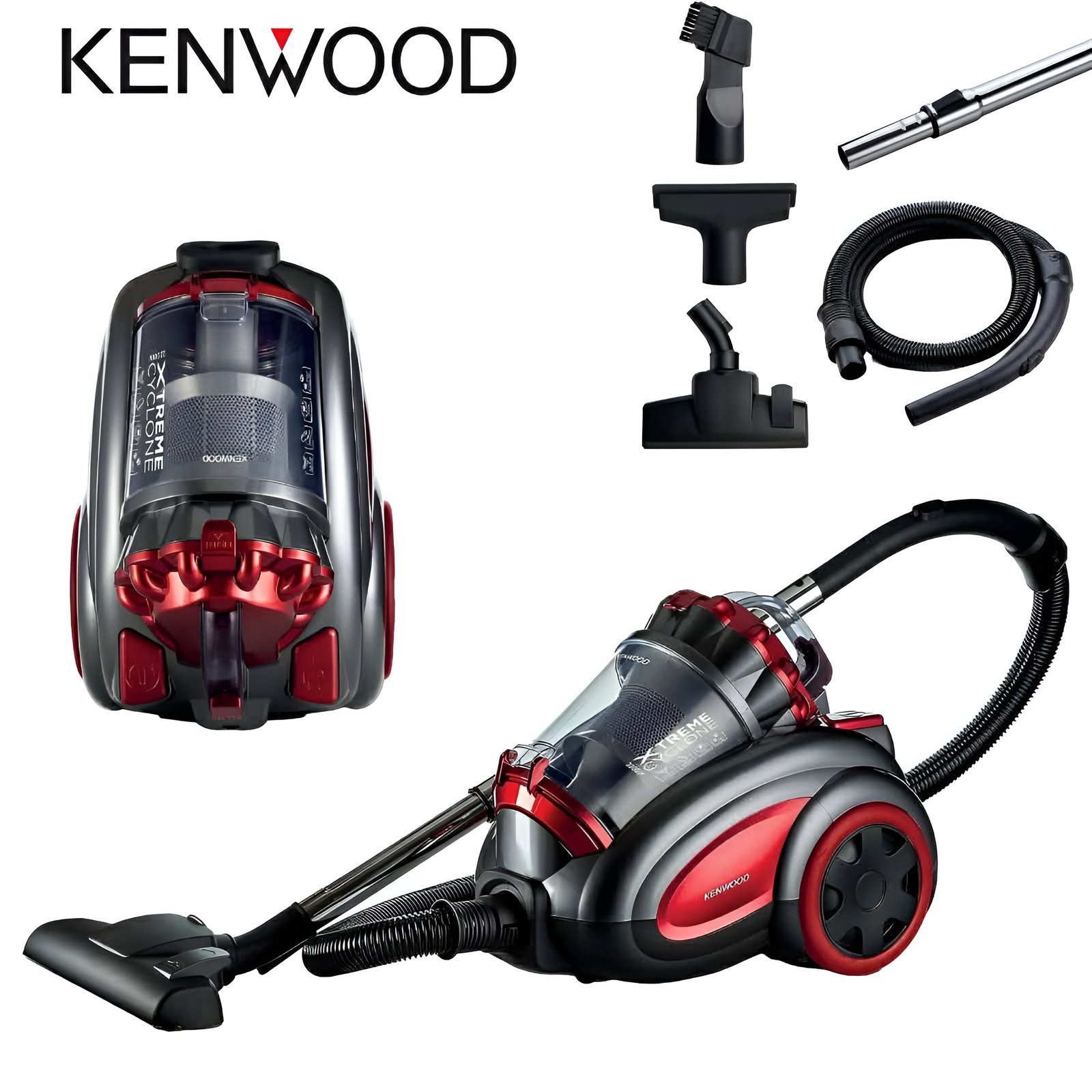 Kenwood-aspirateur-sans-sac-2200W-3.5L-VBP80-1.jpg Kenwood aspirateur sans sac 2200W - 3.5L - VBP80 - الصورة 1