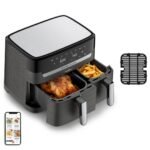 Moulinex Dual Easy Fry & Grill 8.3L EZ901820 – Friteuse à Air Double Cuve
