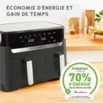 ⁦Moulinex Dual Easy Fry & Grill 8.3L EZ901820 – Friteuse à Air Double Cuve⁩ - الصورة ⁦5⁩