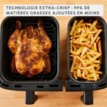 ⁦Moulinex Dual Easy Fry & Grill 8.3L EZ901820 – Friteuse à Air Double Cuve⁩ - الصورة ⁦4⁩