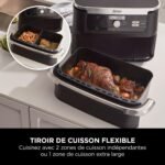 ⁦Friteuse sans huile Ninja Foodi FlexDrawer 10.4L Dual Zone – Air Fryer Grande Capacité 2000W avec 7 Programmes⁩ - الصورة ⁦3⁩