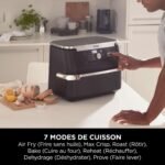 ⁦Friteuse sans huile Ninja Foodi FlexDrawer 10.4L Dual Zone – Air Fryer Grande Capacité 2000W avec 7 Programmes⁩ - الصورة ⁦4⁩