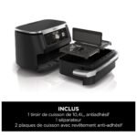 ⁦Friteuse sans huile Ninja Foodi FlexDrawer 10.4L Dual Zone – Air Fryer Grande Capacité 2000W avec 7 Programmes⁩ - الصورة ⁦5⁩