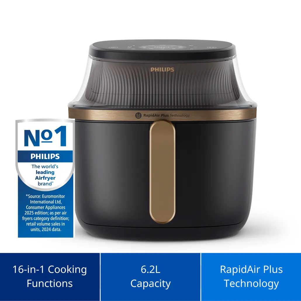 PHILIPS-Airfryer-Serie-3000-62L-1700W-Fenetre-de-Cuisson-1216-Programmes-NA33200.webp PHILIPS Airfryer Série 3000 6,2L 1700W | Fenêtre de Cuisson, 12/16 Programmes | NA332/00 - الصورة 1