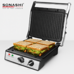 Presse Panini et Grill Électrique Sonashi GT-887 - 2000W - Ouverture 180°