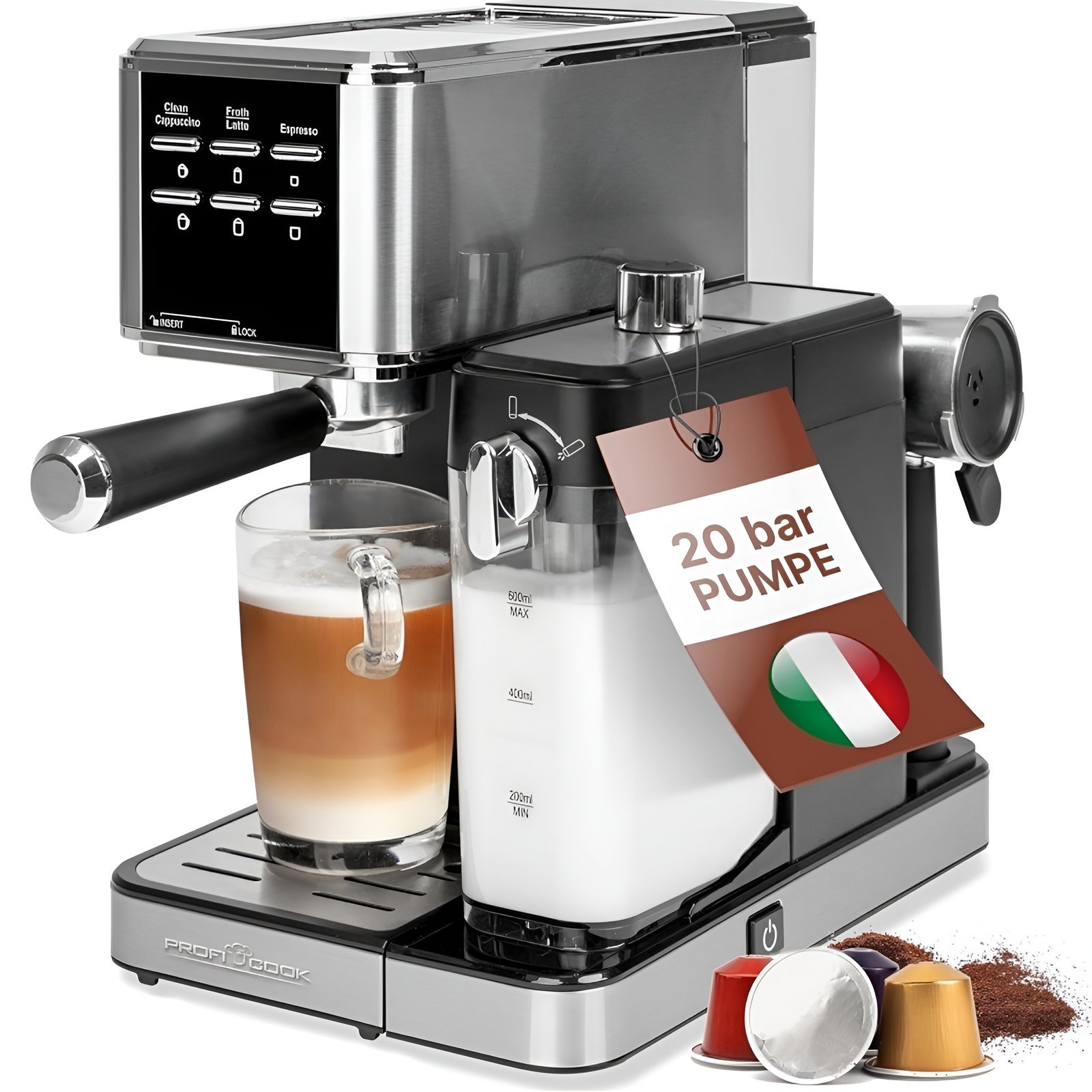 ProfiCook-cafetiere-2en1-PC-ES-1266.jpg ProfiCook cafétiere 2en1 PC ES 1266 - الصورة 1