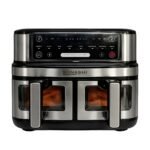 Sonashi Friteuse à Air fryer Double Bac 10L 2600 W Digital multiprogrammes . SAF-106