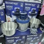 ⁦Mini Hachoir Électrique SILVERCREST MC376-CB - 350W - Pack Spécial 3 Bols en Acier Inoxydable - 4 Lames⁩ - الصورة ⁦6⁩