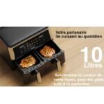 ⁦Robuste Friteuse Electrique Airfryer – Double panier - 10 Litres – Tactile - 2850W - AF10⁩ - الصورة ⁦2⁩