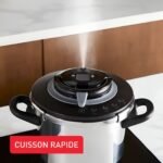 ⁦Cocotte-Minute SEB Clipso + Chef 6L – Inox – Induction – Fabriqué en France – Système d’Ouverture Facile⁩ - الصورة ⁦6⁩