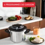 ⁦Cocotte-Minute SEB Clipso + Chef 6L – Inox – Induction – Fabriqué en France – Système d’Ouverture Facile⁩ - الصورة ⁦3⁩