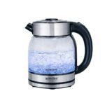 ⁦Bouilloire Électrique en Verre SONASHI SKT-1819 - 1.8L - 1500W - Éclairage LED Bleu - Design Haute Qualité⁩ - الصورة ⁦2⁩