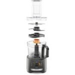⁦Kenwood MultiPro Compact FDP31.170GY, Robot Culinaire, Fonction Pétrissage et Disque Trancheur, Blender 1.2L, 2 Vitesses + Pulse, Bol 2.1L, 800W, Gris⁩ - الصورة ⁦8⁩