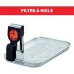 ⁦Tefal Friteuse à huile inox 4L 3000W 1.3KG Filtra Pro - FR405130⁩ - الصورة ⁦3⁩