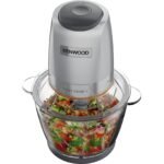 ⁦Hachoir Kenwood Easy Chop+ CHP62.400SI - 500W, 0.5L, Système Quad Blade - Silver⁩ - الصورة ⁦3⁩