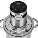 ⁦Hachoir Électrique SONASHI SMC-25 2 en 1 – 3L Inox  – 400W – Lames 6 Couches – Garantie 2 Ans⁩ - الصورة ⁦5⁩