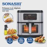⁦Sonashi Friteuse à Air Fryer 9.2L 2000W -10 Programmes - SAF-920⁩ - الصورة ⁦2⁩