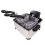 ⁦Friteuse Électrique Multismart 4,5 Litres 2000W  Inox avec 3 Panier  MS-FR1204 | Meilleurs Prix en Algérie⁩ - الصورة ⁦2⁩