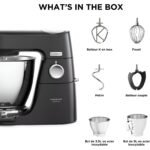 ⁦Pétrin Kenwood Titanium Chef Baker XL KVL85.004BK 1200W avec Balance Intégrée + 2 Bols 5L & 7L⁩ - الصورة ⁦2⁩
