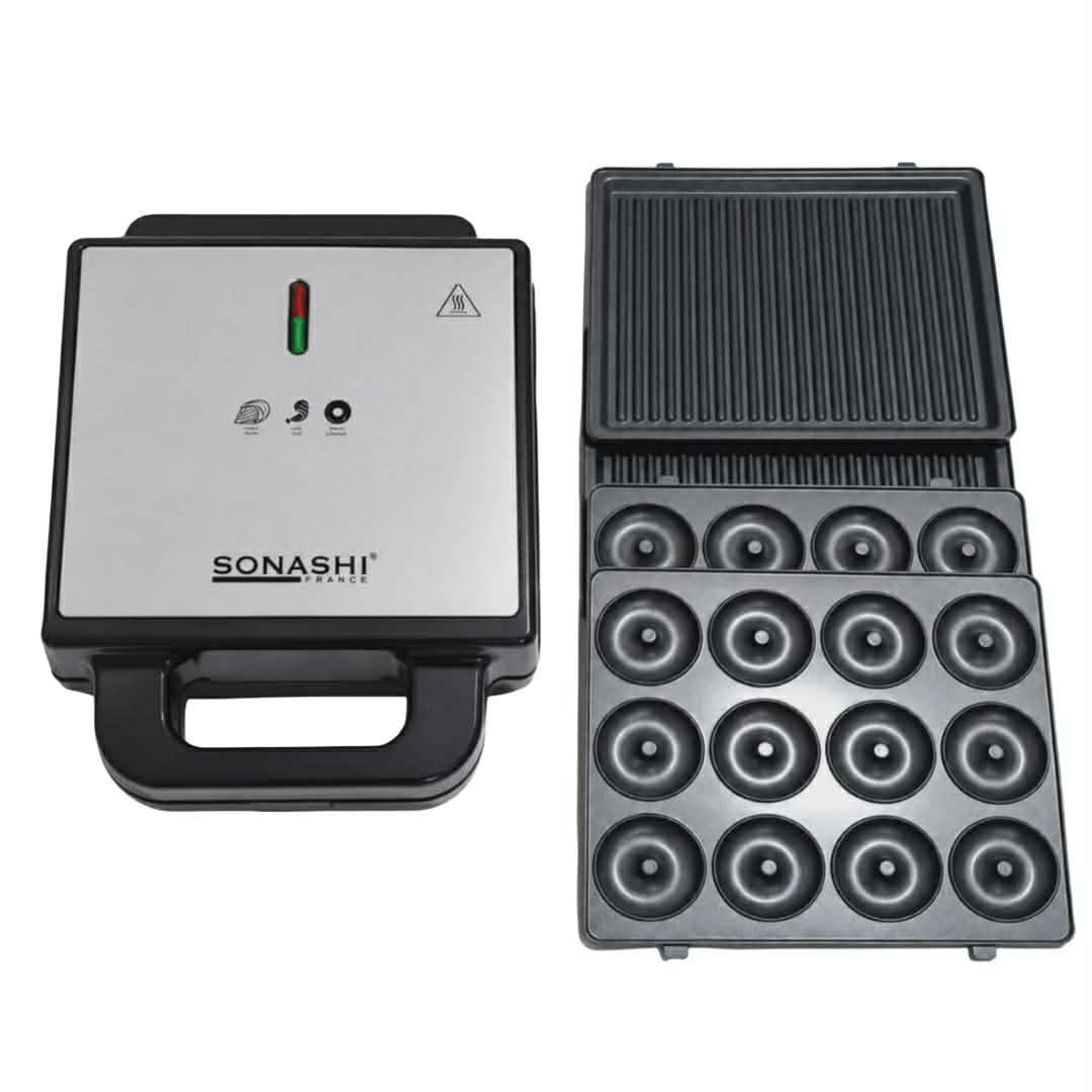 Untitled-Project-2026-05-20T084956.704.jpg Grill Multifonction SONASHI SSM-882 – Machine Panini 3 en 1 - الصورة 1