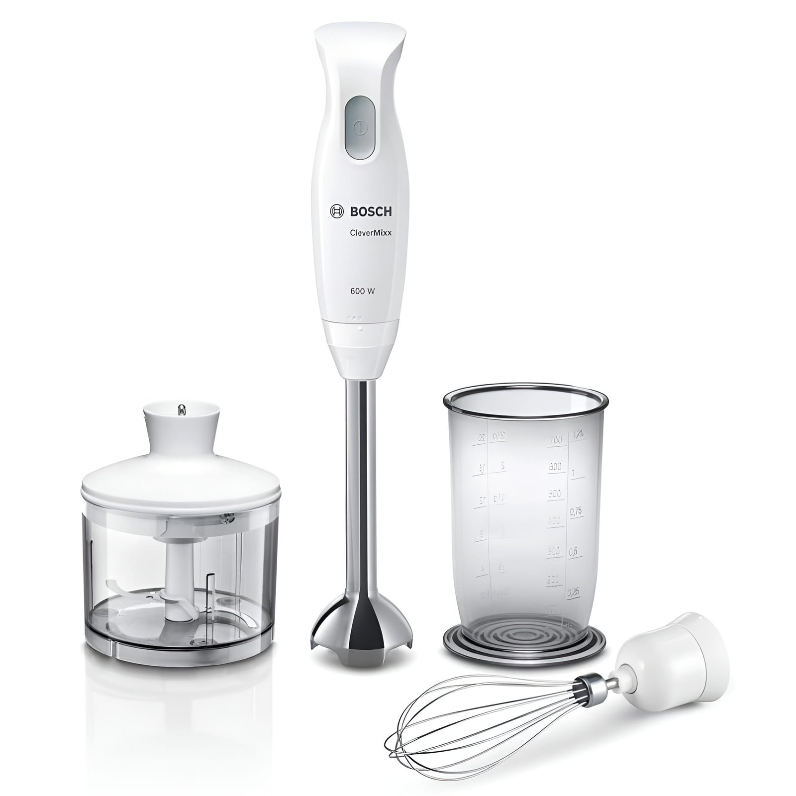 bosch-clevermixx-3en1-msm26500.jpg Mixeur plongeant Bosch CleverMixx MSM26500 600W avec fouet inox et mini hachoir