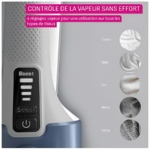 ⁦Défroisseur Vapeur Calor Pure Force 2 En 1 – Repassage Vertical⁩ - الصورة ⁦7⁩