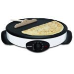 ⁦Crêpière et Machine à Pancakes SONASHI SCRM-885 - 2 en 1 - Plaques Antiadhésives avec Thermostat Réglable - Garantie 2 Ans⁩ - الصورة ⁦2⁩