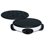 ⁦Crêpière et Machine à Pancakes SONASHI SCRM-885 - 2 en 1 - Plaques Antiadhésives avec Thermostat Réglable - Garantie 2 Ans⁩ - الصورة ⁦4⁩