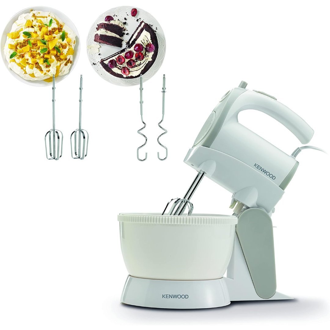 kenwood-hmp22-000wh-batteur-avec-bol.jpg-7.jpg Batteur à Main Kenwood HMP22.000WH 300W 5 Vitesses + Turbo - الصورة 1