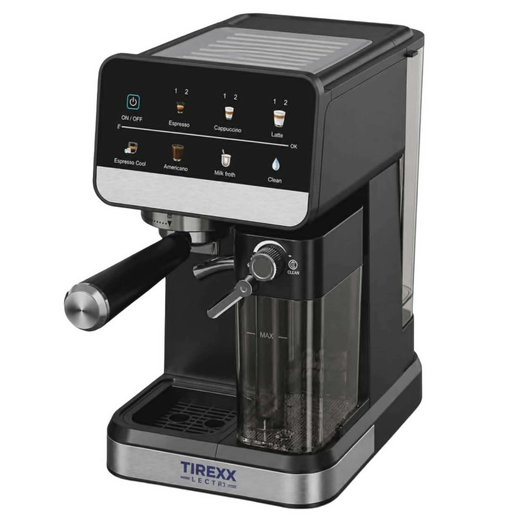 machine-cafe-tirexx-20bars-algerie.jpg.jpg Machine à café TIREXX CAF2100S 20 Bars 1350W 4en1 - الصورة 1