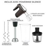 ⁦Batteur à Main Moulinex Powermix Silence HM653910 600W⁩ - الصورة ⁦5⁩